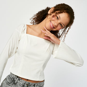 Blusa Laura Hueso
