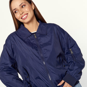 Casaca Bomber Azul