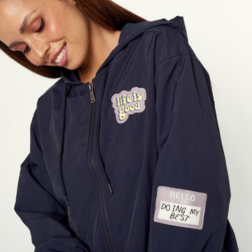 Casaca Fiorella Azul