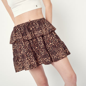 Falda Capas Print