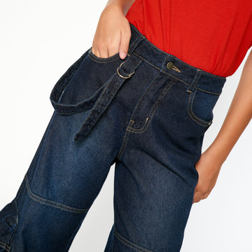 Jean Utility Azul
