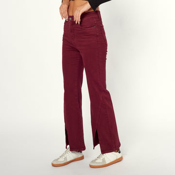 Pantalon Naemi Guinda