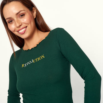 Polo Veronica Verde Oscuro