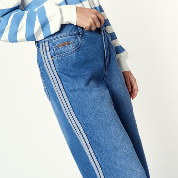 Jean Franjas Azul