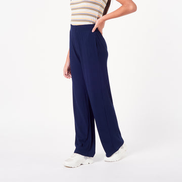 Pantalon New Culotte Flare Azul
