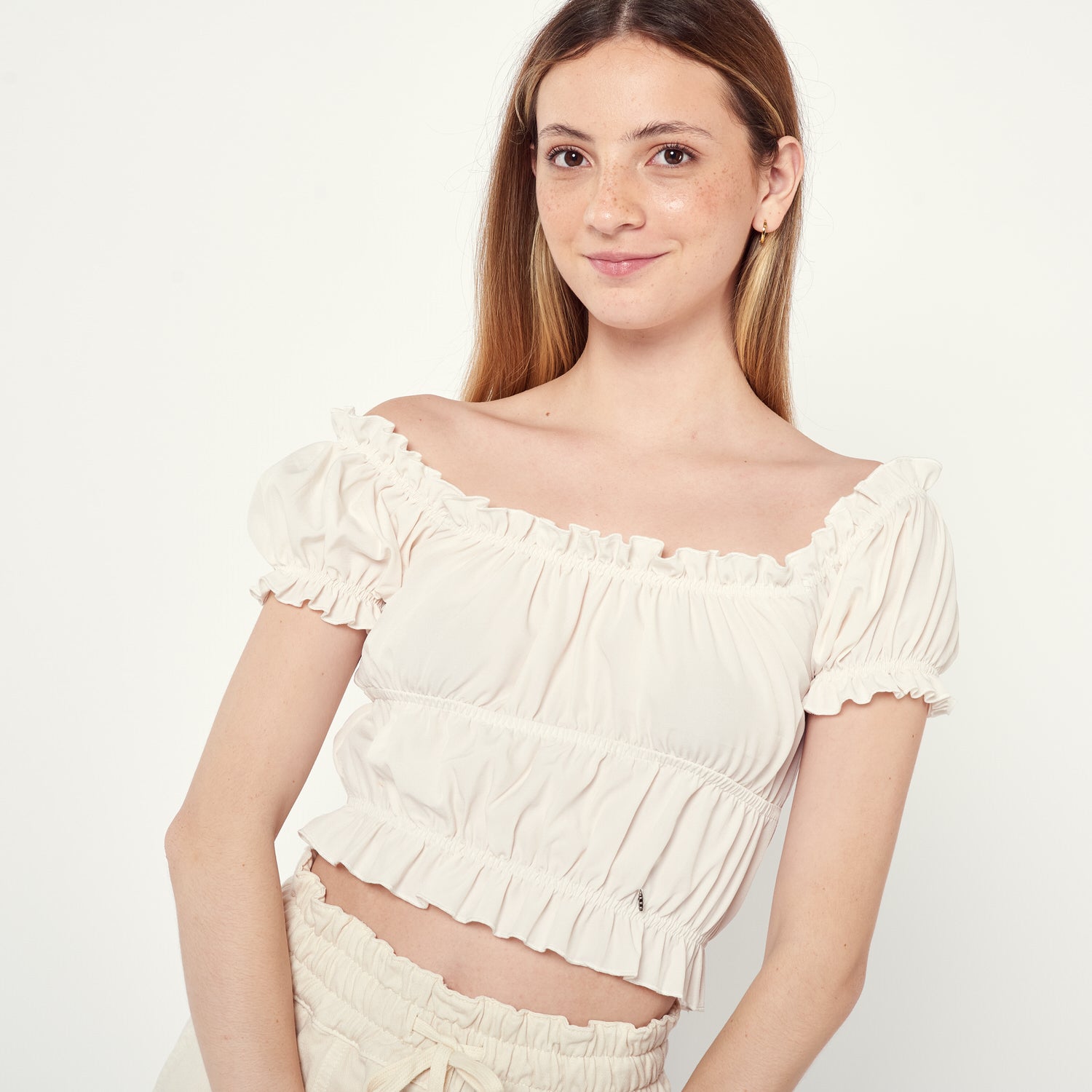 Blusa Almen Crema