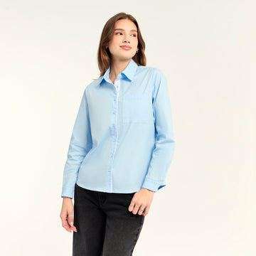 Blusa Almendra  Celeste