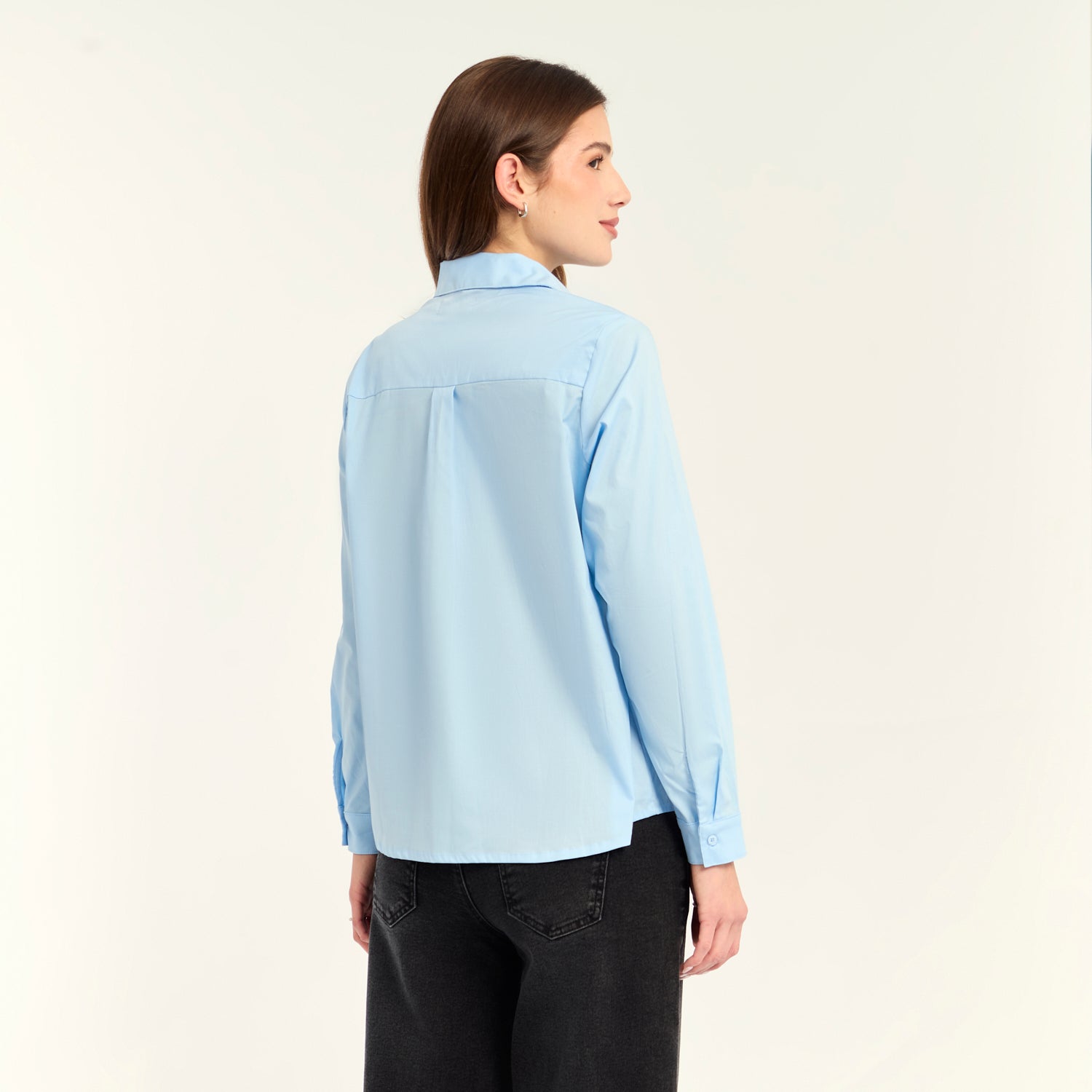 Blusa Almendra  Celeste