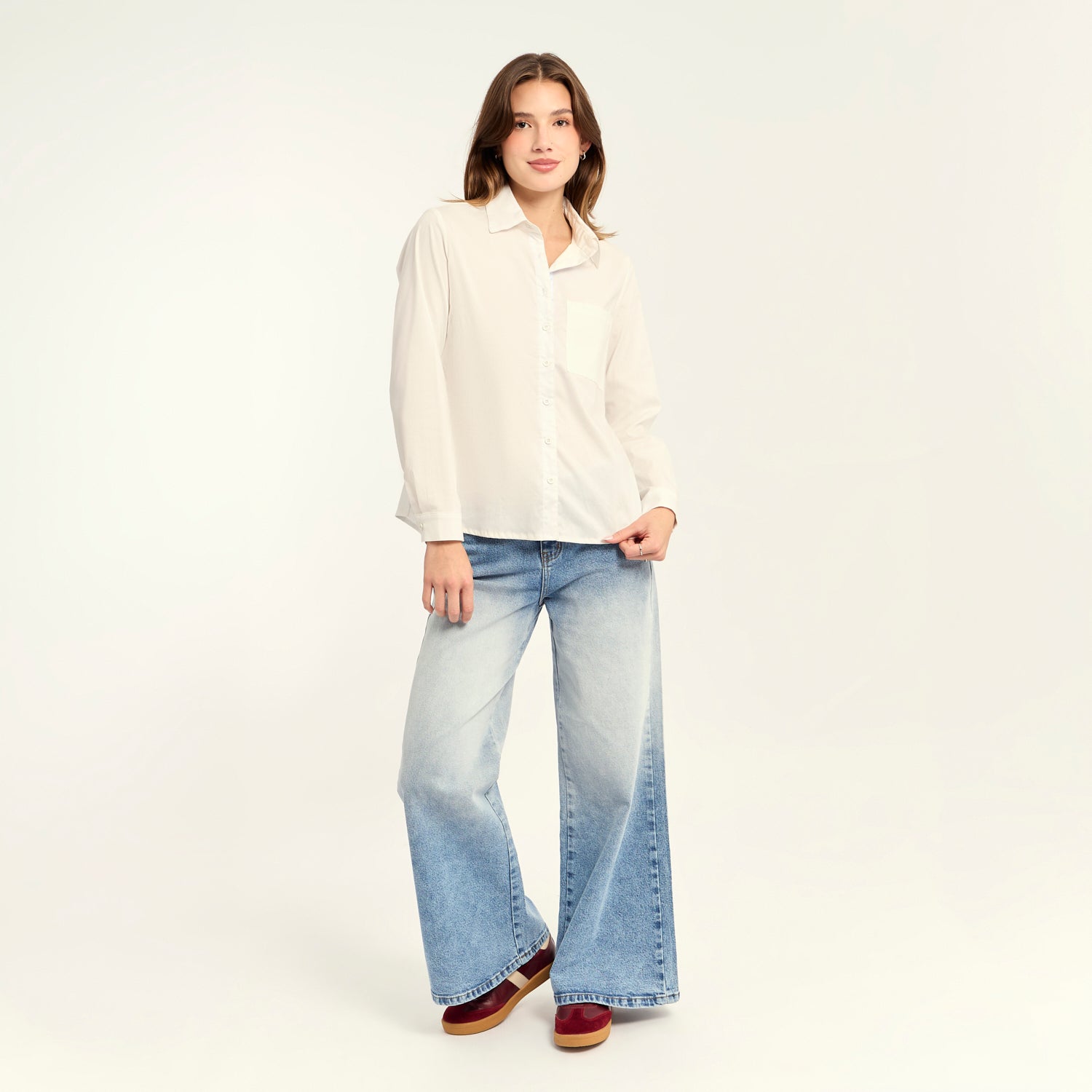 Blusa Almendra  Hueso