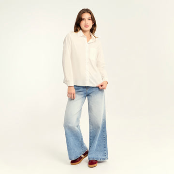 Blusa Almendra  Hueso