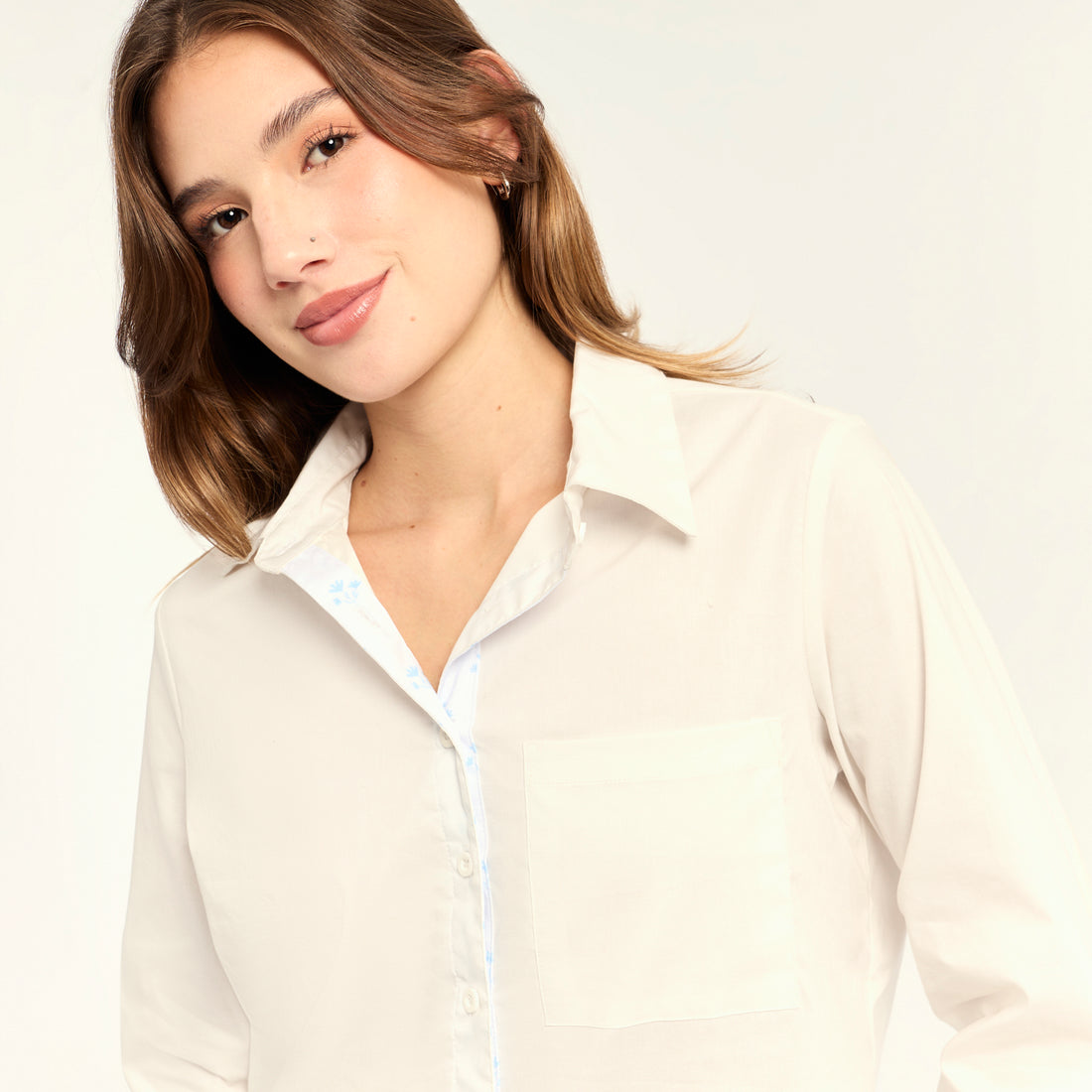Blusa Almendra  Hueso