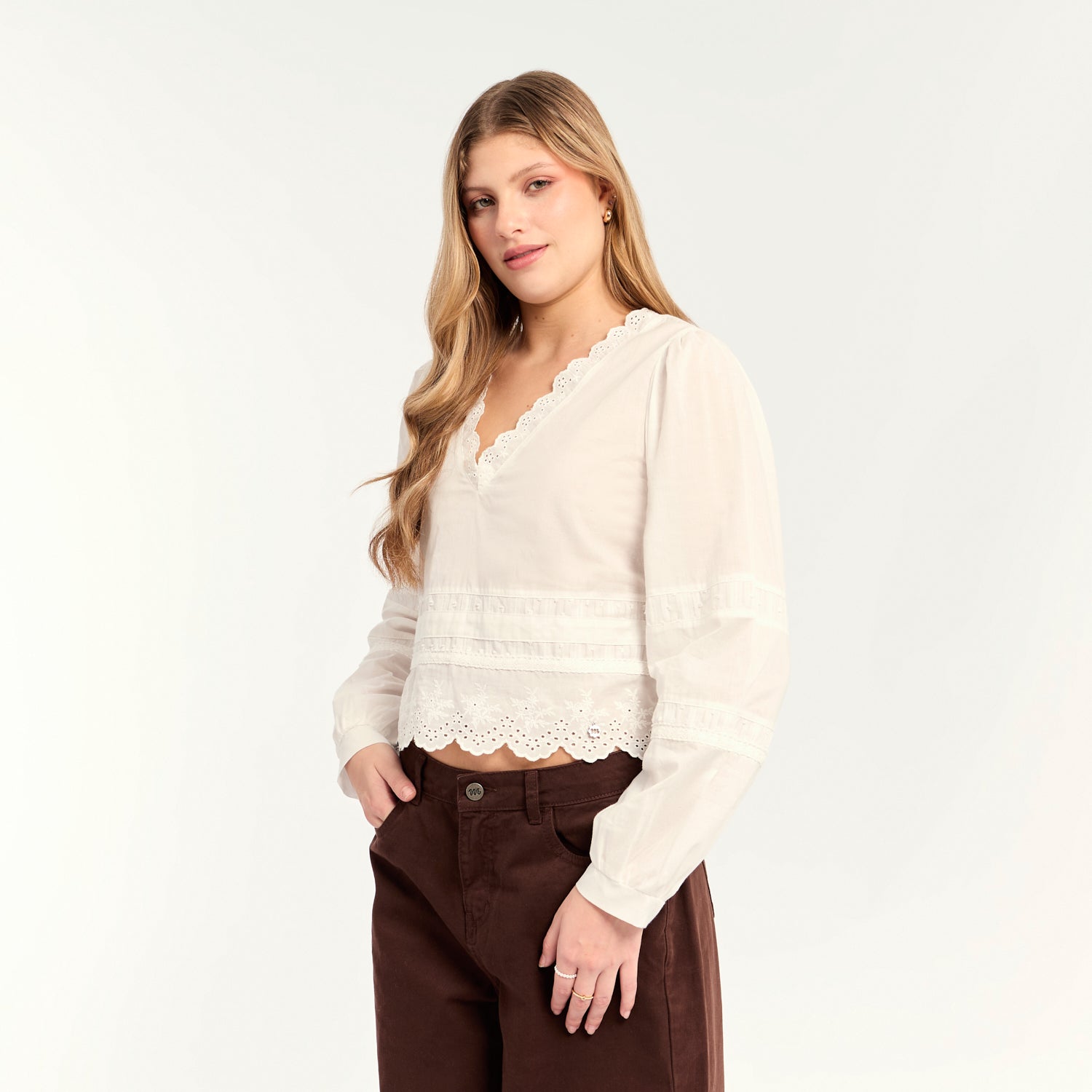 Blusa Brenda Hueso