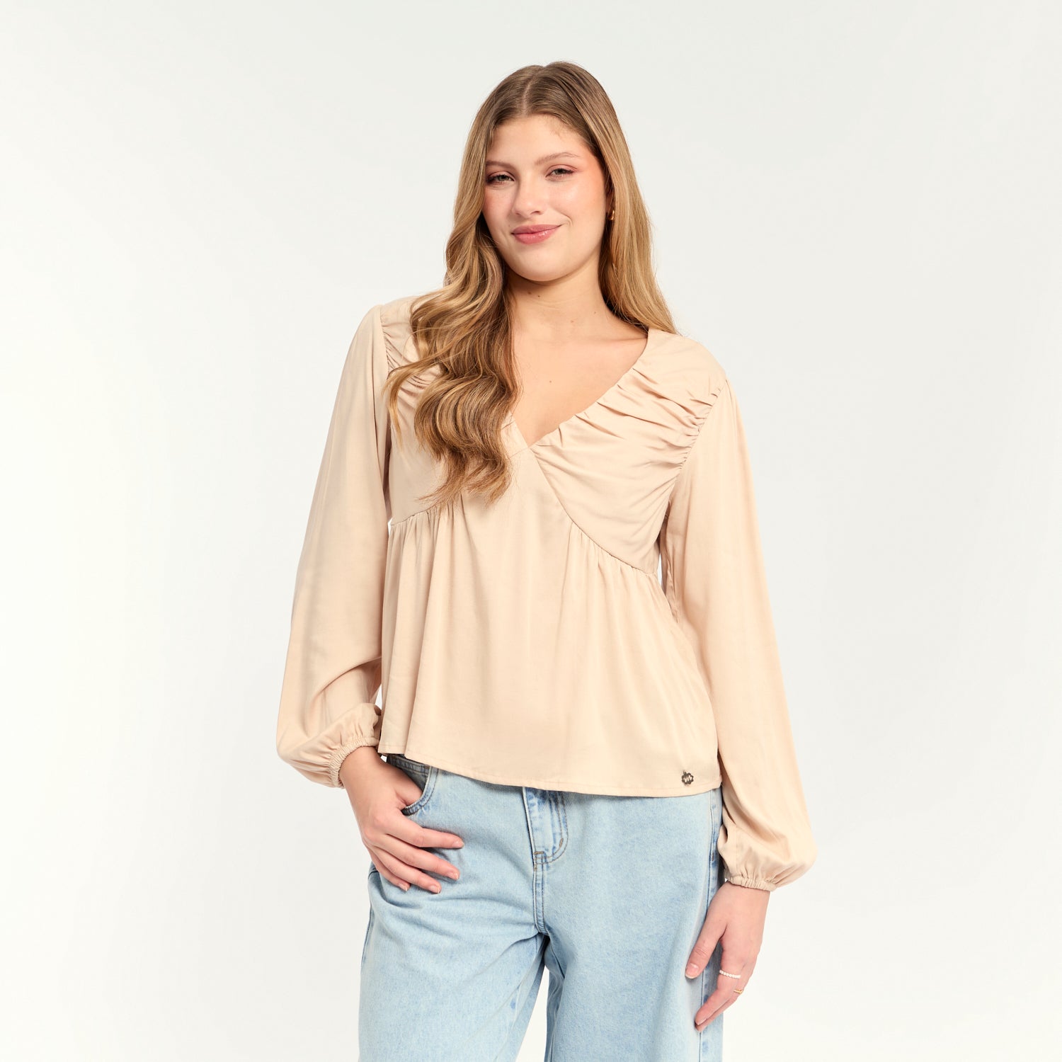 Blusa Brigitte Beige