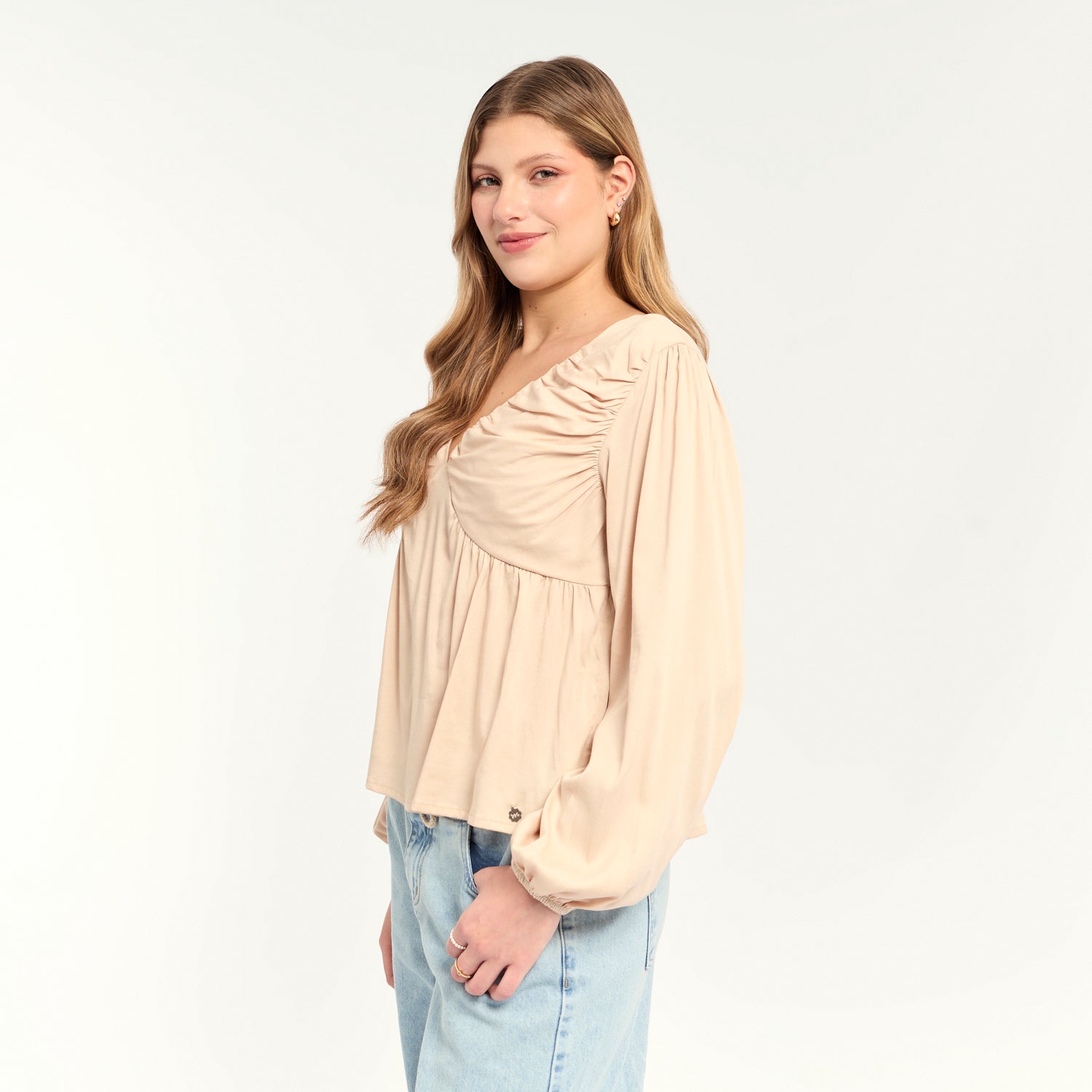 Blusa Brigitte Beige