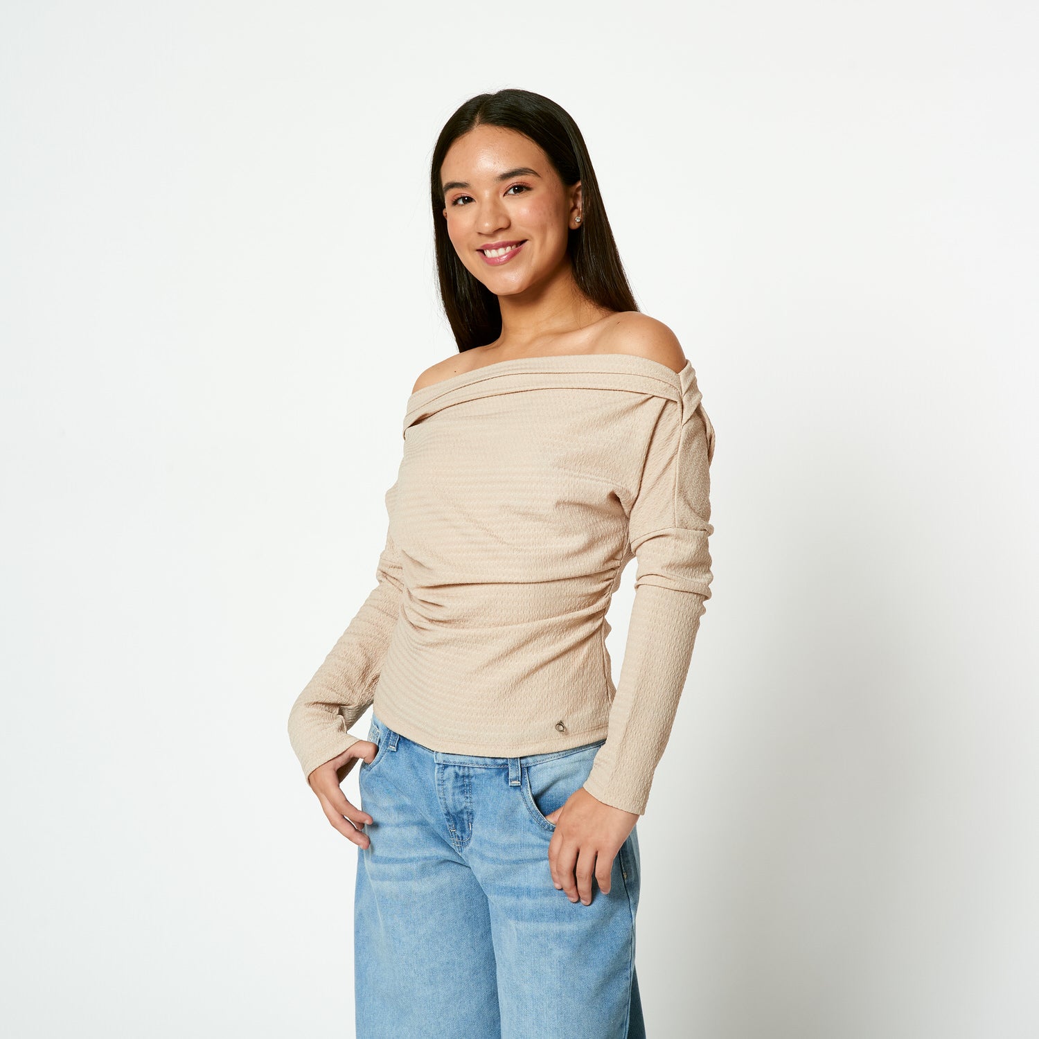 Blusa Bru Beige