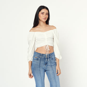 Blusa Darla Hueso