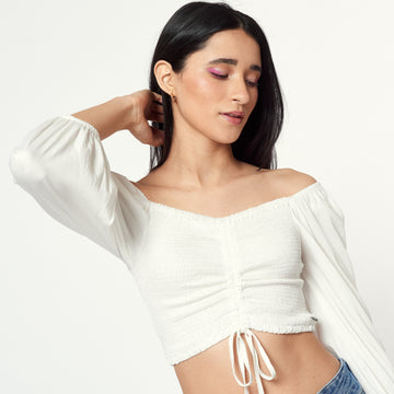 Blusa Darla Hueso