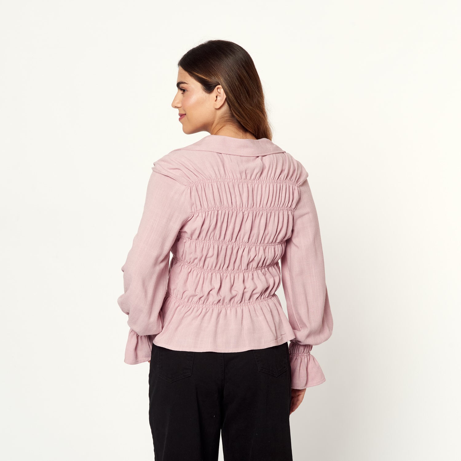 Blusa Edith Palo Rosa