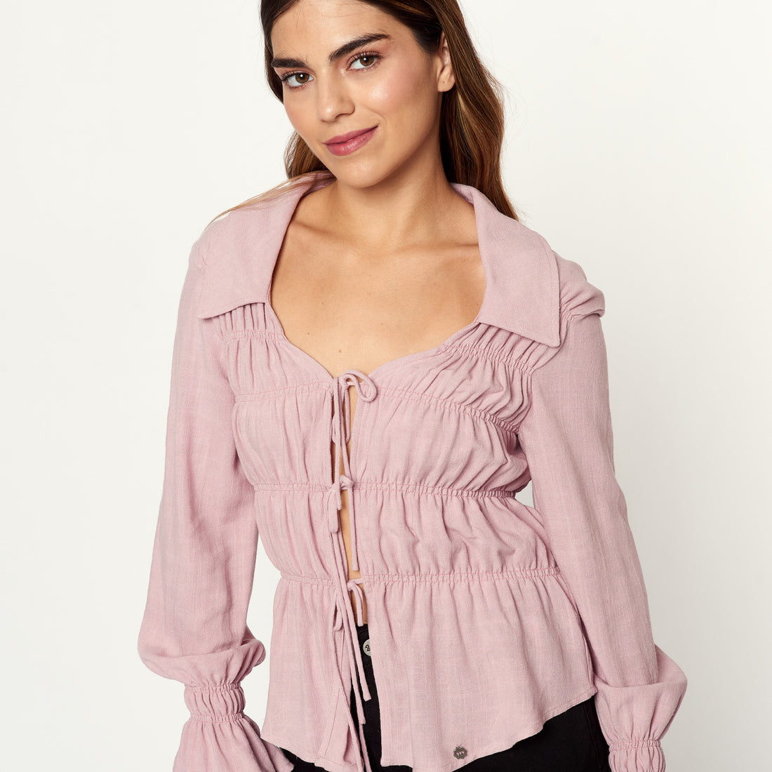 Blusa Edith Palo Rosa
