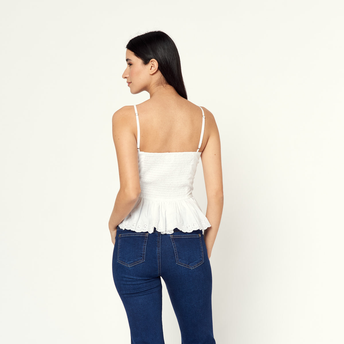 Blusa Fiore Hueso