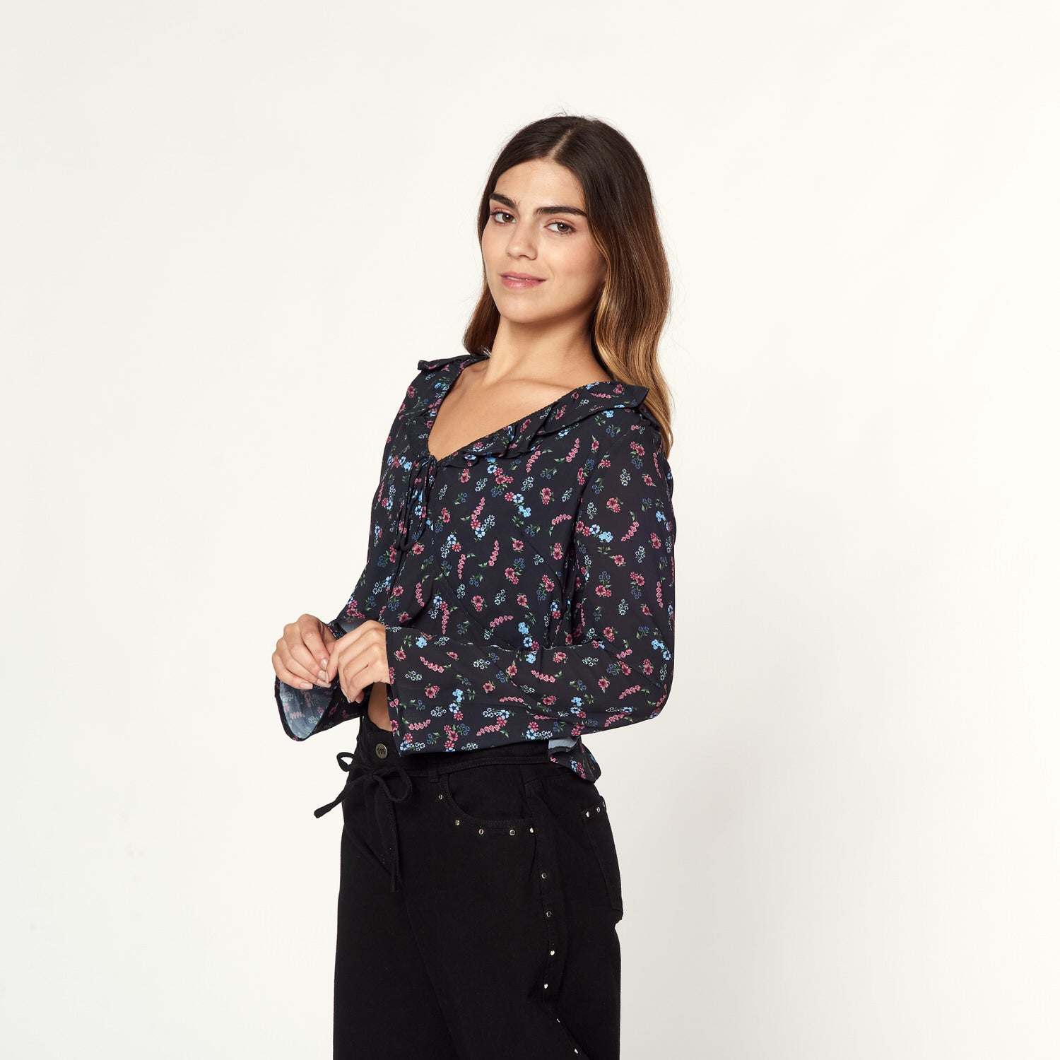 Blusa Fragment Print