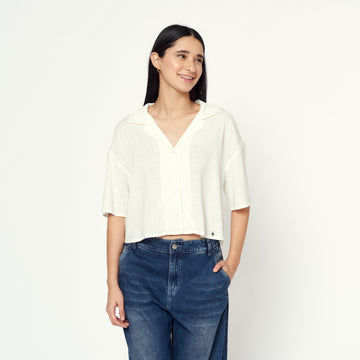 Blusa Goals Hueso