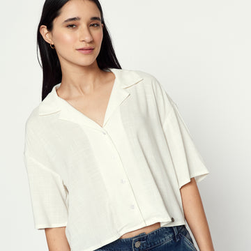 Blusa Goals Hueso