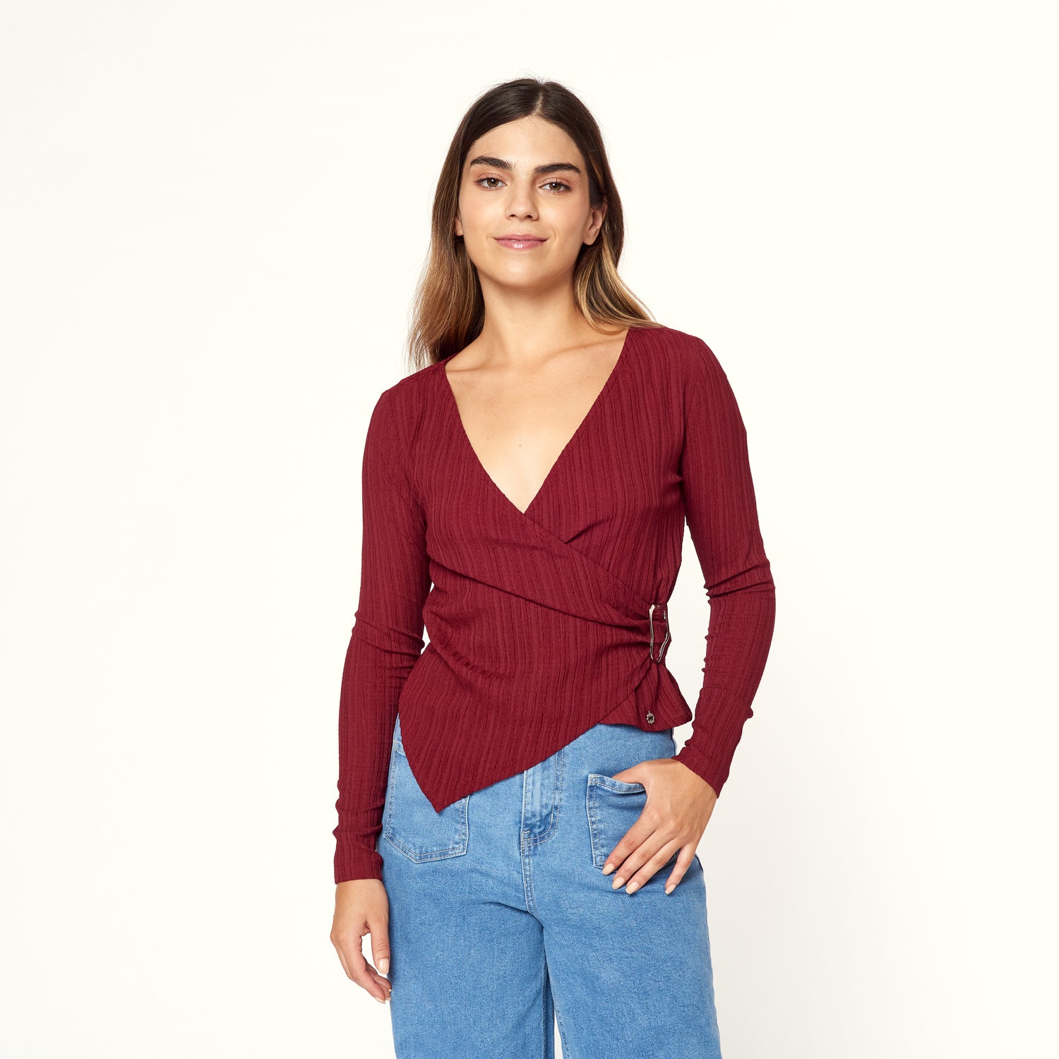 Blusa Kaia Burgundy