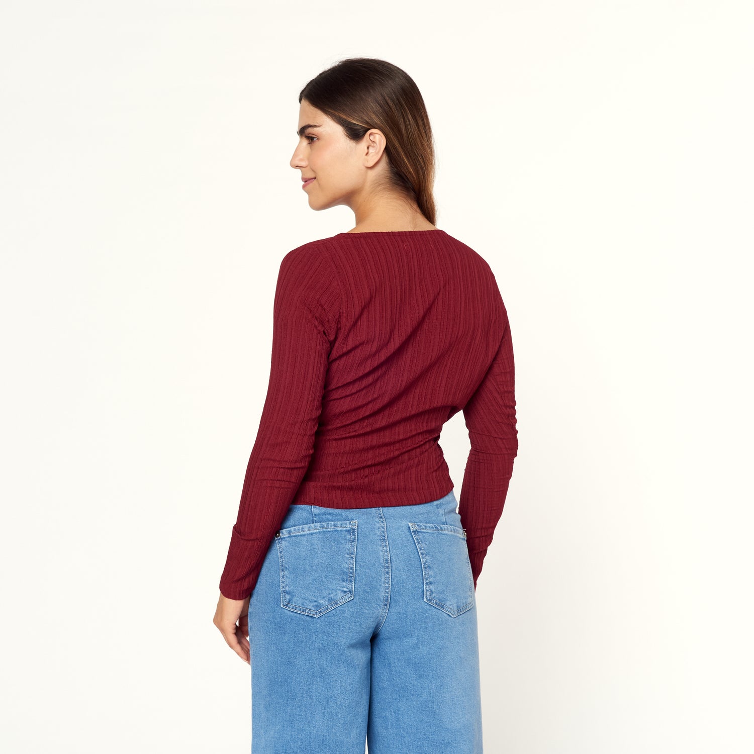 Blusa Kaia Burgundy