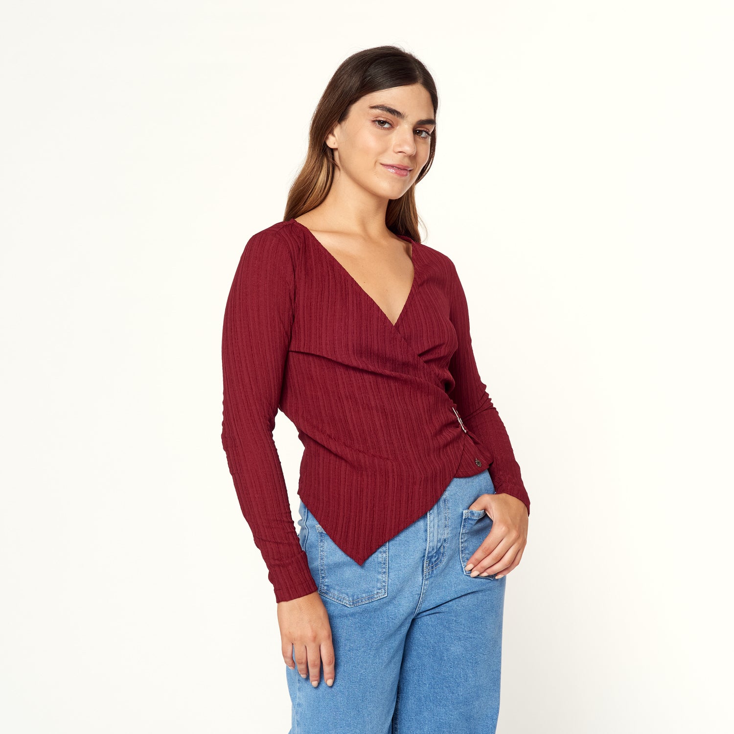 Blusa Kaia Burgundy