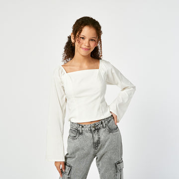 Blusa Laura Hueso