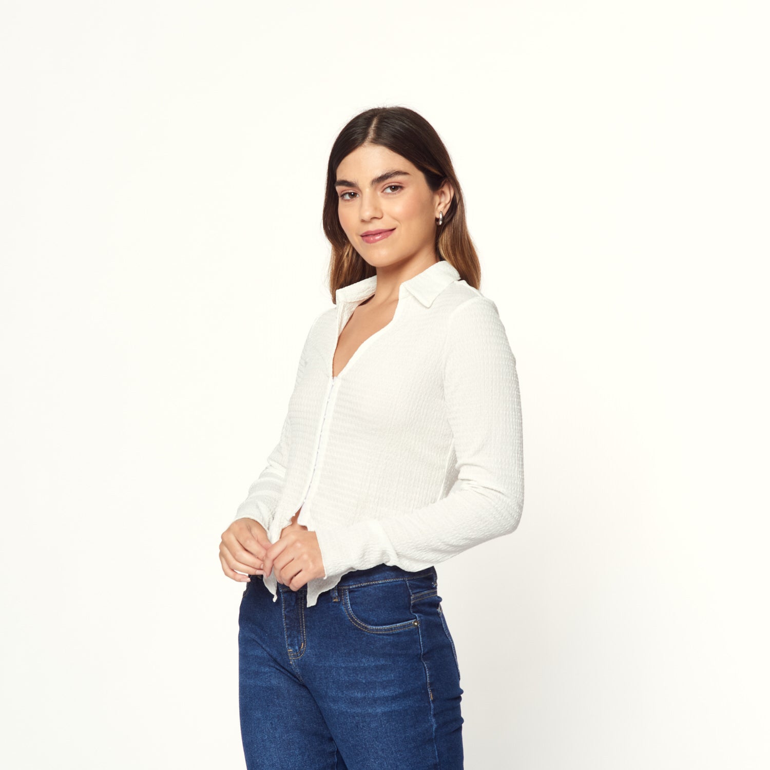 Blusa Lina Hueso