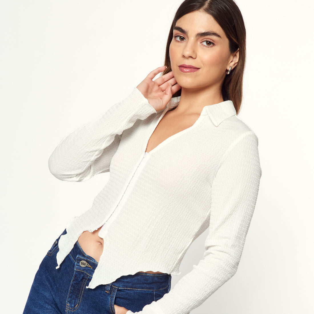 Blusa Lina Hueso