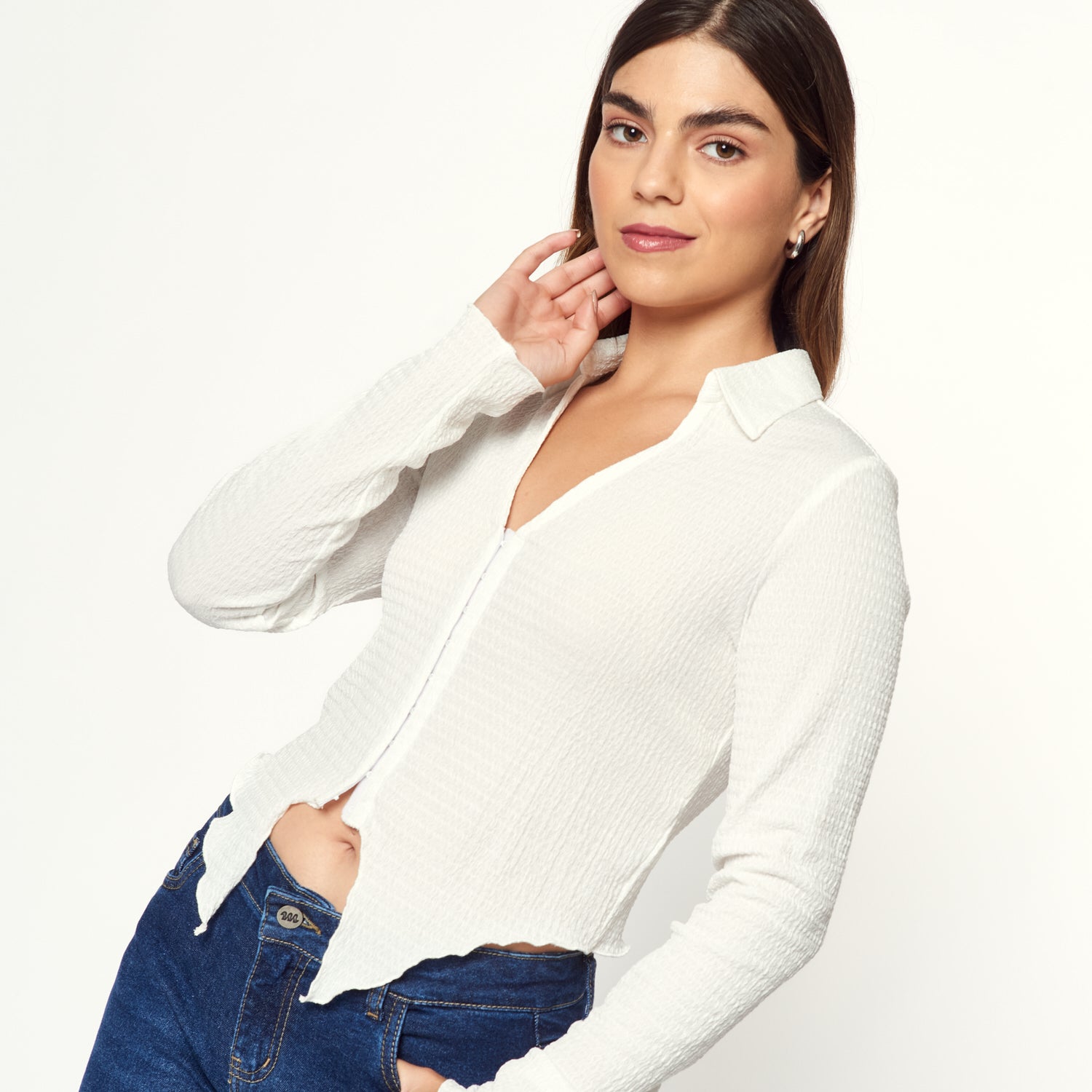 Blusa Lina Hueso