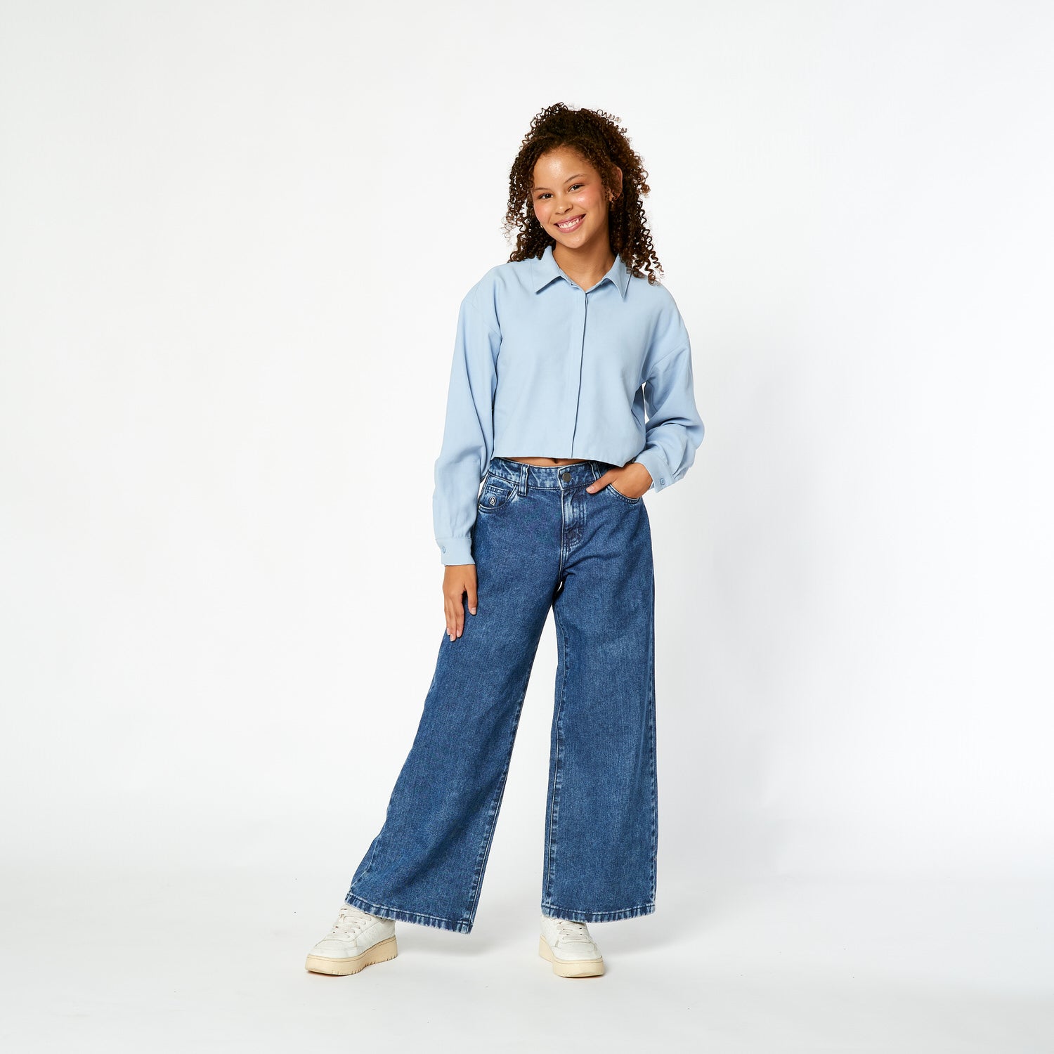 Blusa Lottie Celeste