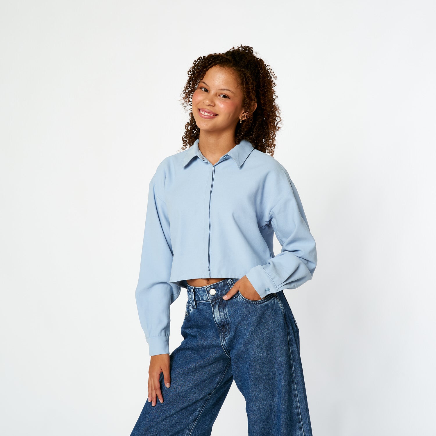 Blusa Lottie Celeste