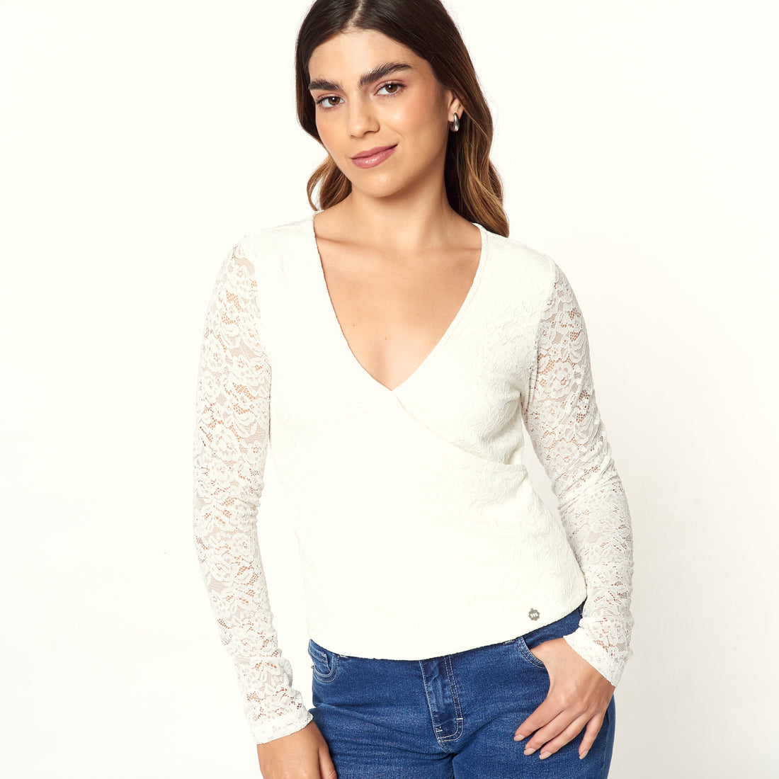 Blusa Luxe Hueso