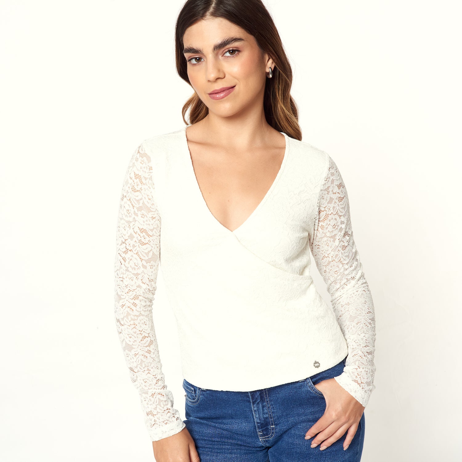 Blusa Luxe Hueso