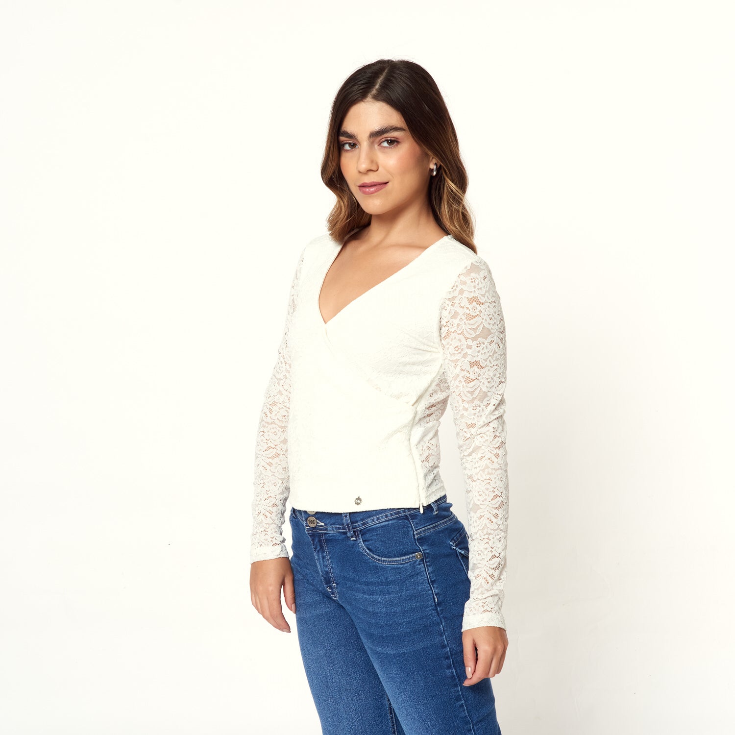 Blusa Luxe Hueso