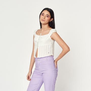 Blusa Moana Hueso
