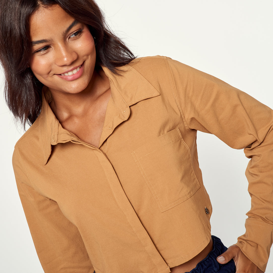 Blusa New Darla Camel