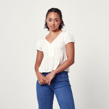 Blusa New Fer Hueso