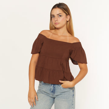 Blusa Ofelia Marron