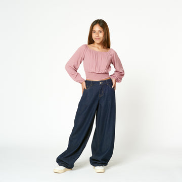 Blusa Off Shoulder Rosado