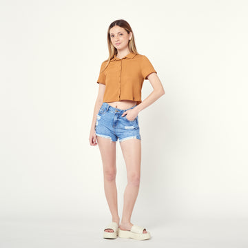 Blusa Pick Me Marron