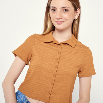 Blusa Pick Me Marron