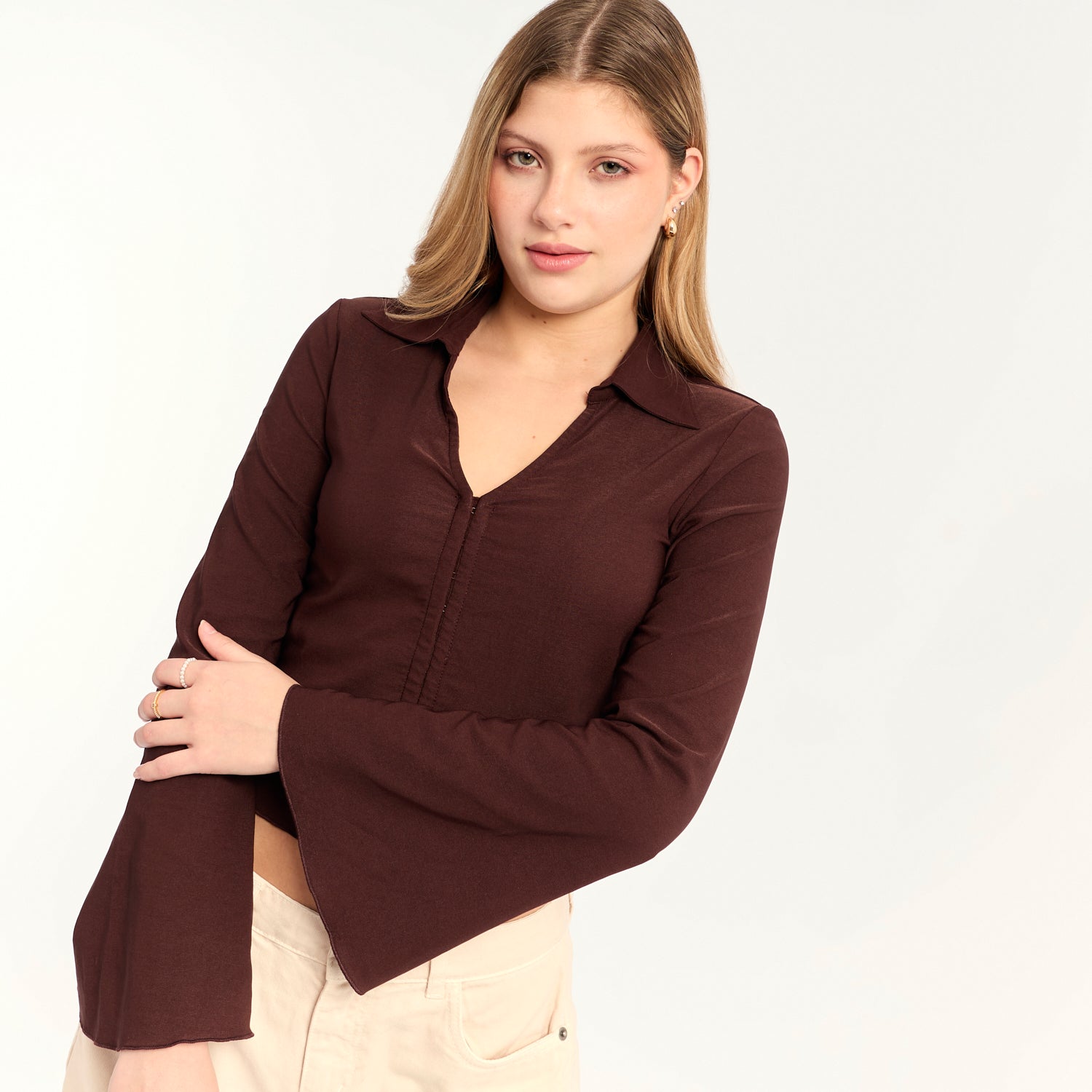 Blusa Pretty Marron