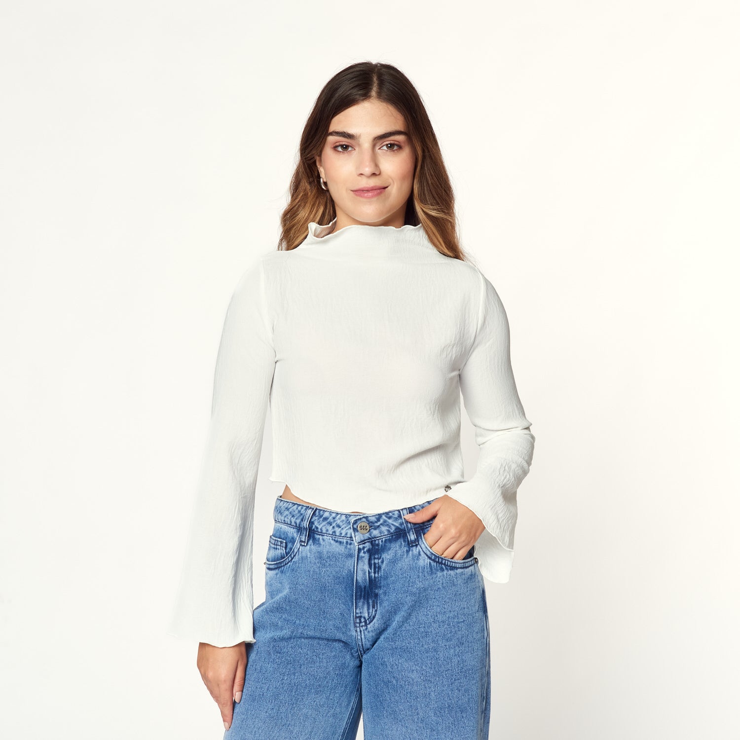 Blusa Raven Hueso