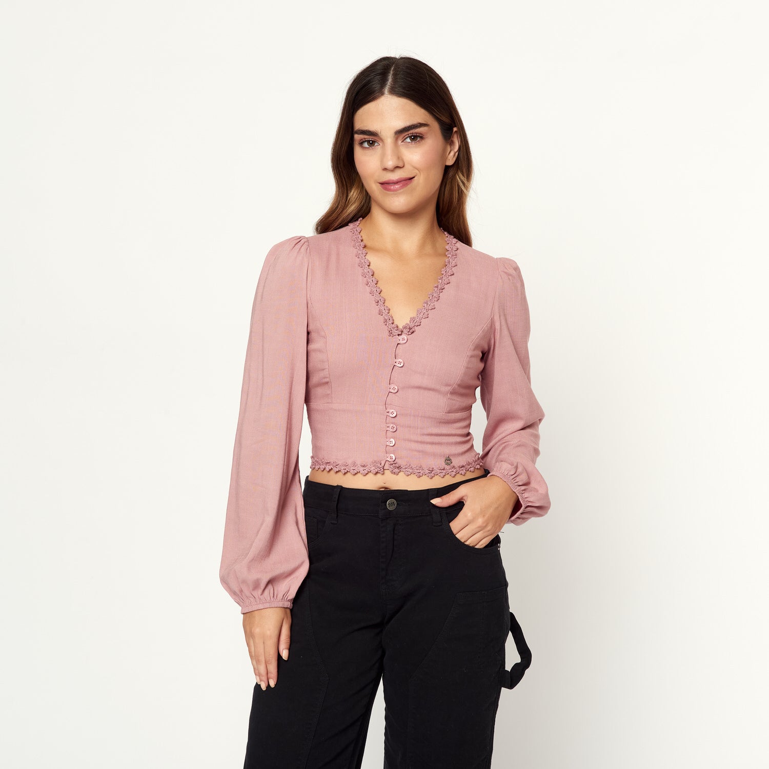 Blusa Sonia Palo Rosa