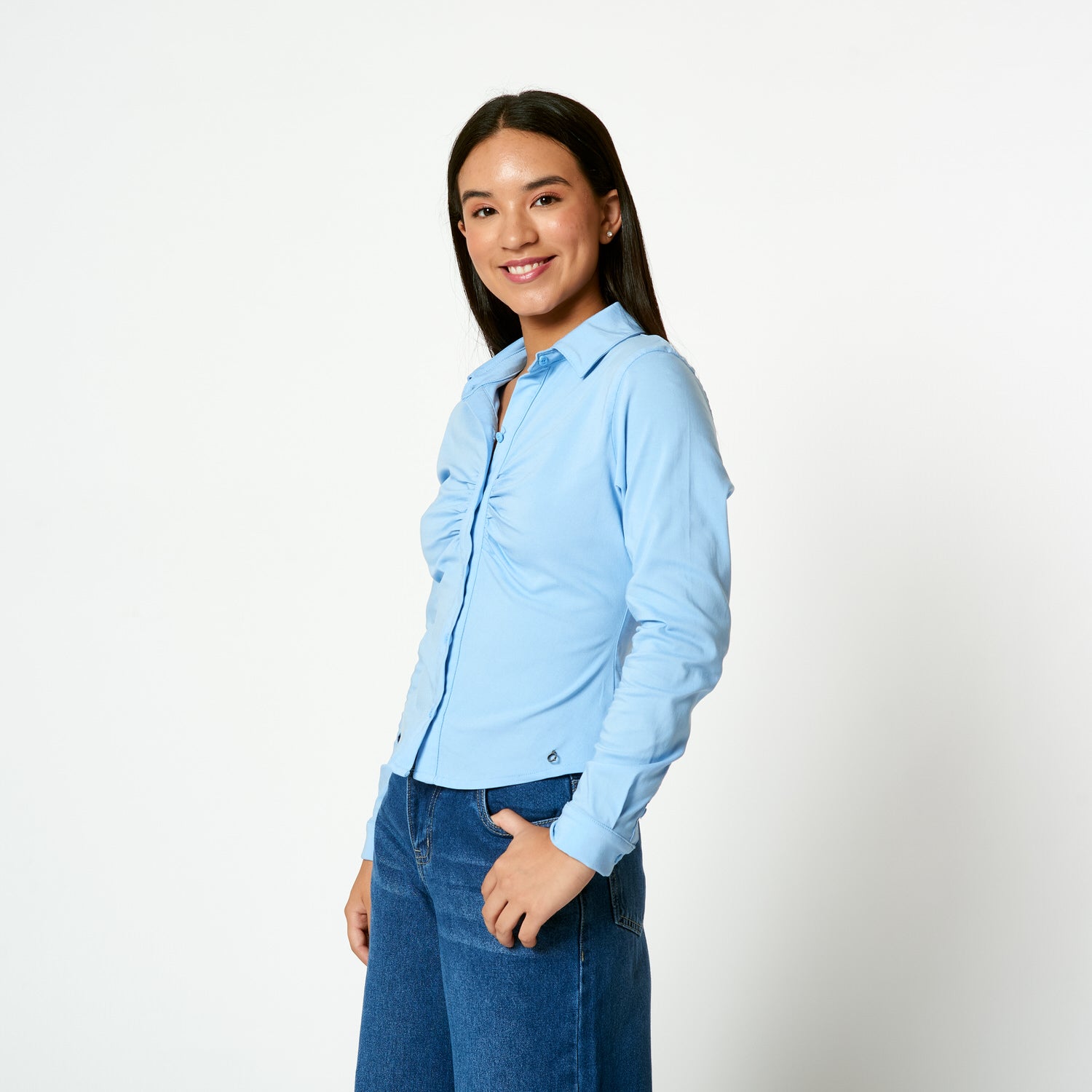 Blusa Veneta Celeste